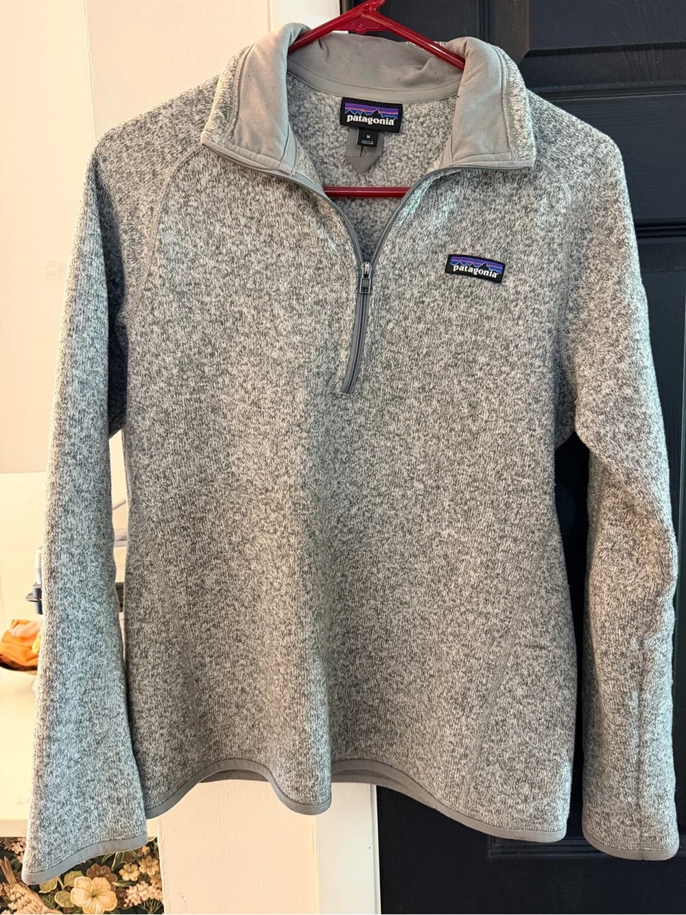 Patagonia Better Sweater 1/4 Zip Pullover Gray Women’s Medium